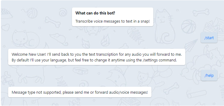 Voice Transcriber Bot