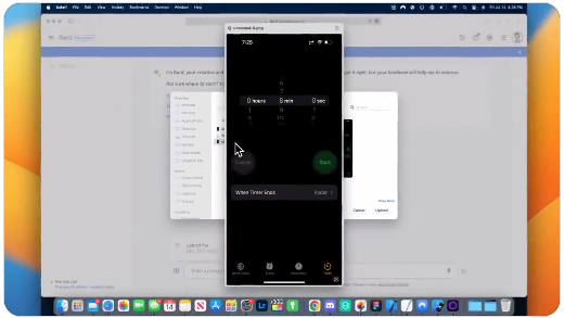 Google Bard-Create iPhone App from a screenshot