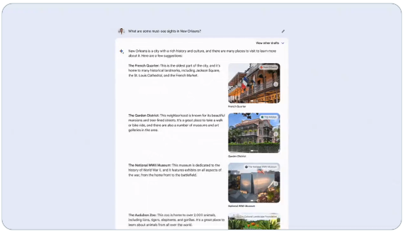 Google Bard-Make your interactions with Bard more visual