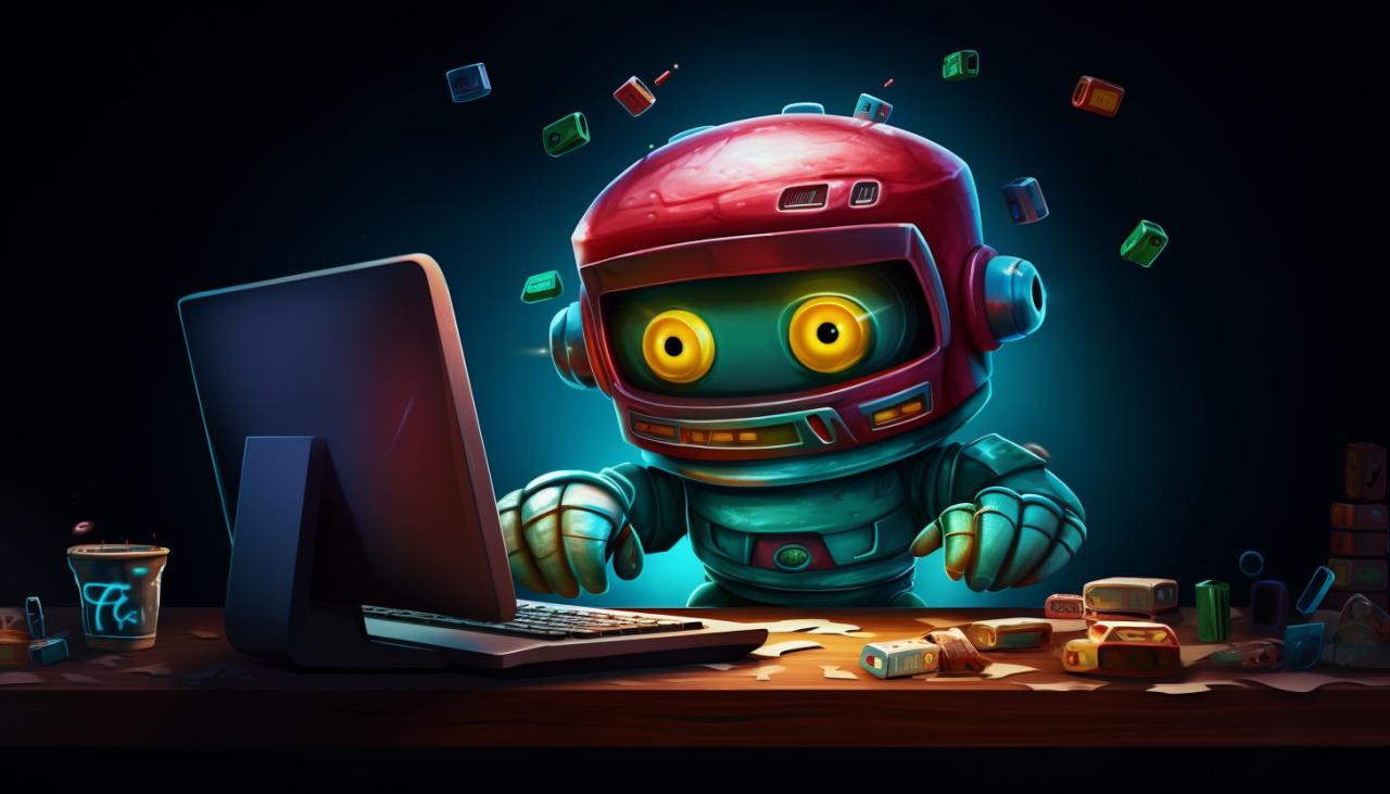 Google Robot Typing Fast