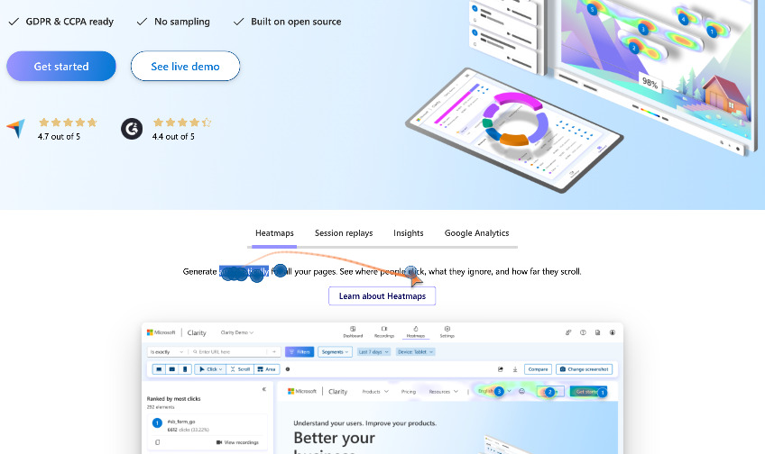 Essential Marketing Analytics Tools for 2024-Microsoft Clarity