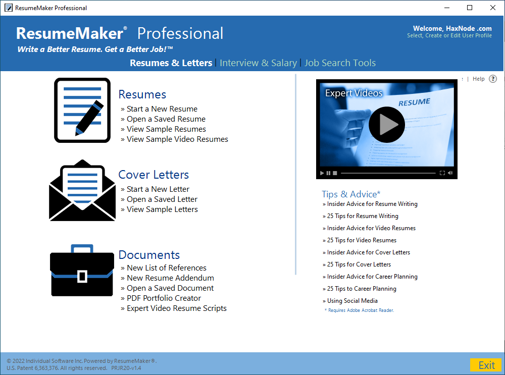 ResumeMaker Professional Deluxe v20.3.0.6035 Cracked