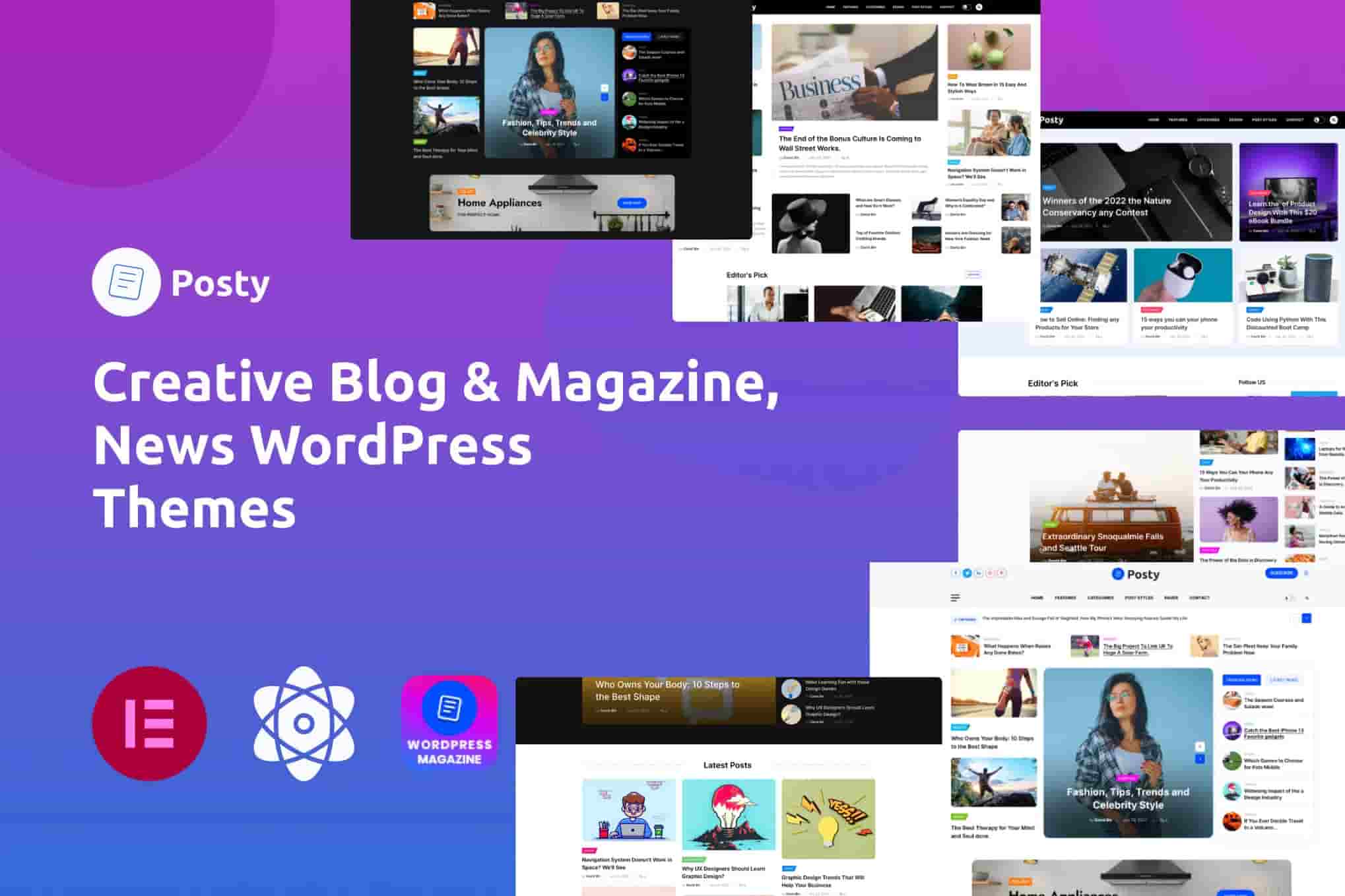 WordPress Themes-Posty - News Magazine WordPress Theme