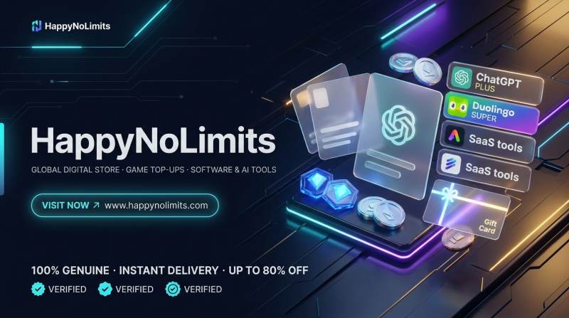 HappyNoLimits - Global Digital Store & Game Top-Ups